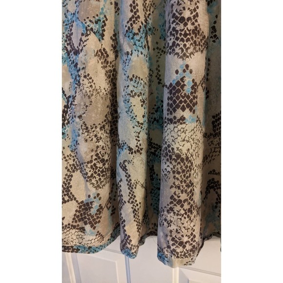 Coldwater Creek Silk Blend Midi Skirt Petite Small - Picture 3 of 9